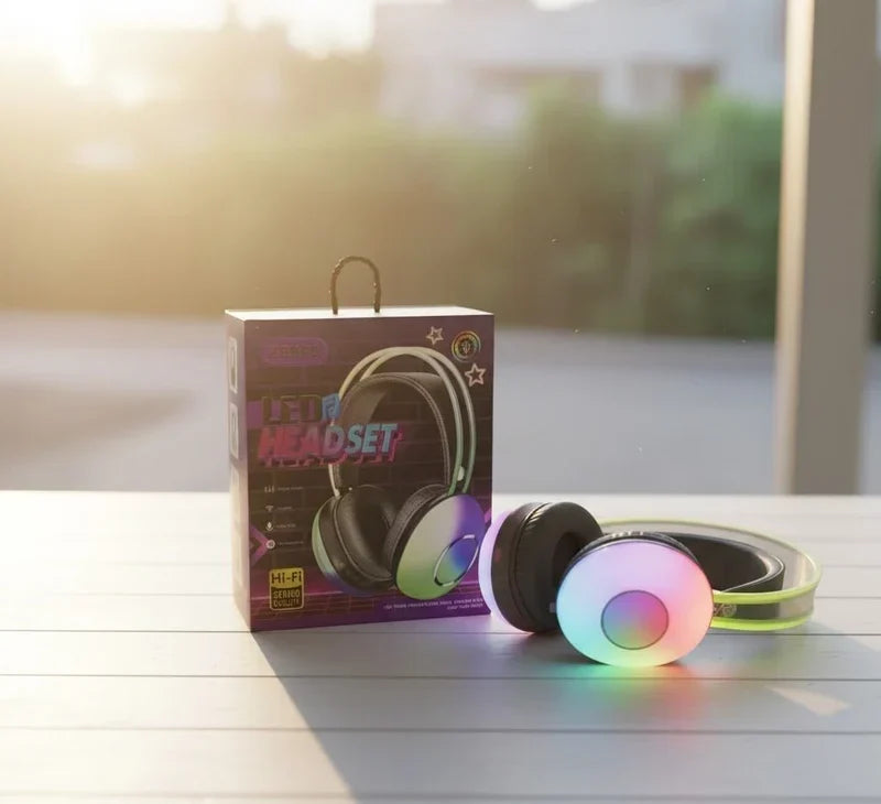 LED Wireless Gaming Headset – Immersive Sound & Clear Calls – Image 2