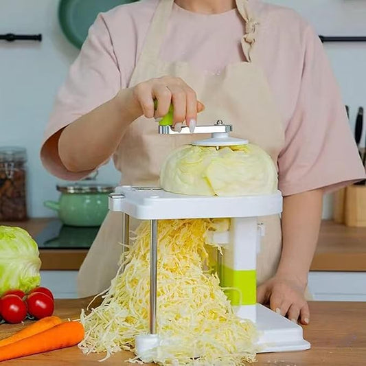 MultiChef Vegetable Spiral Cabbage Shredder – Manual Kitchen Slicer