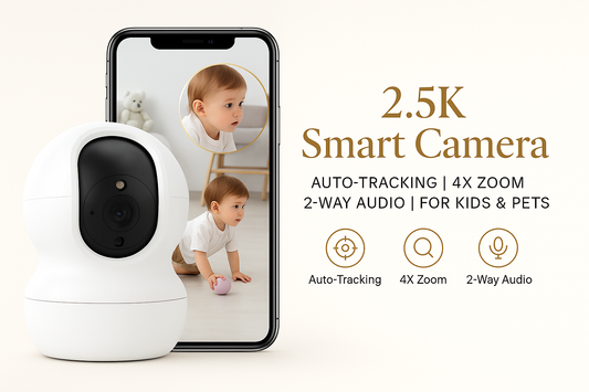 Alexa & Google C6N 2K Smart WiFi Camera – 4MP Indoor Security