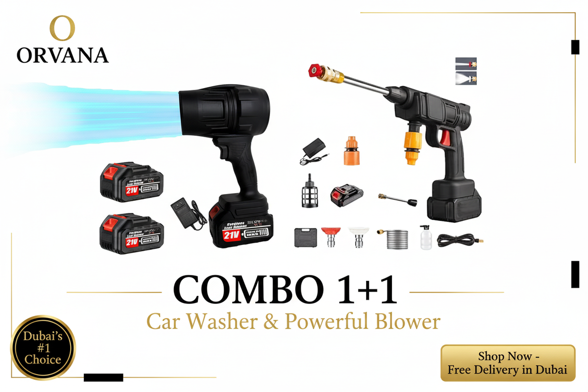 COMBO 1+1: Professional Cordless Car Washer & Powerful Leaf Blower – Image 3