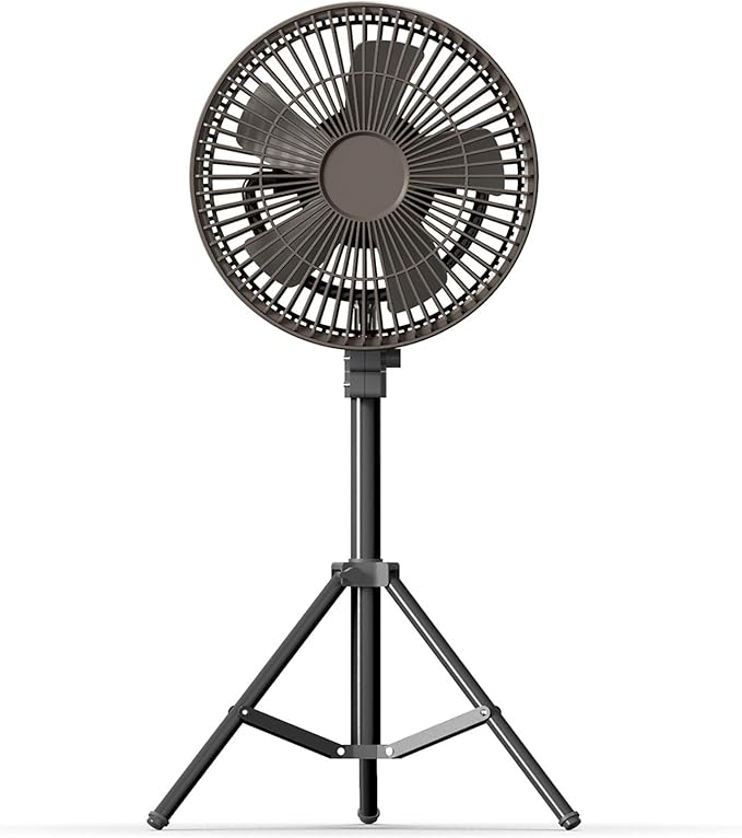 Outdoor Camping Fan – Portable Rechargeable Fan with Hanging Hook – Image 2