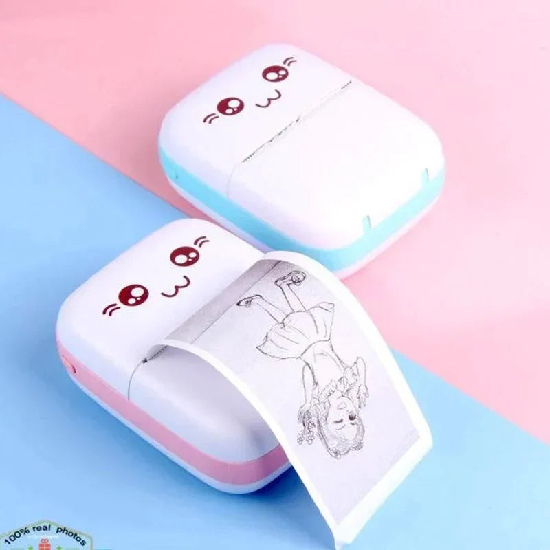 Portable Mini Pocket Thermal Printer – Wireless Bluetooth Inkless Printer