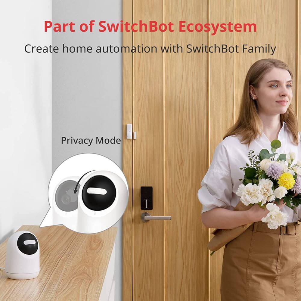 SwitchBot Pan Tilt Cam Indoor Camera 360-degree 1080p Smart WiFi (2.4G) – Image 8