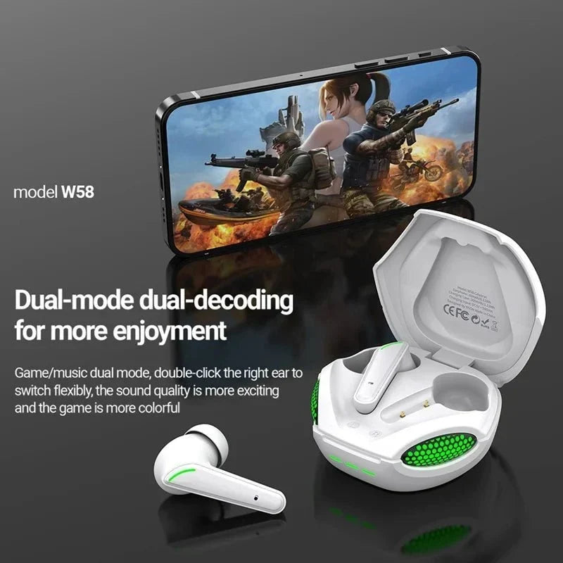TWS Wireless Gaming Headset – Low-Latency Sound & Clear Calls – Image 2